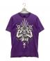 stussy（ステューシー）の古着「プリントTシャツ」｜パープル