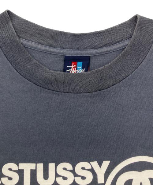 stussy（ステューシー）stussy (ステューシー) INTERNATIONAL N.Y.L.T.L.A. TEE ネイビー サイズ:XLの古着・服飾アイテム