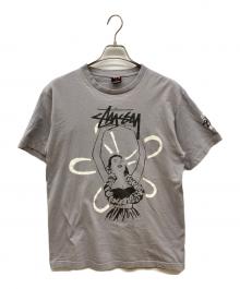 stussy（ステューシー）の古着「プリントTシャツ」｜グレー