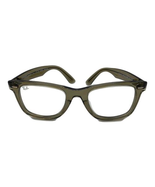 RAY-BAN（レイバン）RAY-BAN (レイバン) WAYFARER ウェイファーラー クリアフレームサングラス カーキ サイズ:52□22 150の古着・服飾アイテム