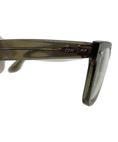 RAY-BAN（レイバン）RAY-BAN (レイバン) WAYFARER ウェイファーラー クリアフレームサングラス カーキ サイズ:52□22 150の古着・服飾アイテム