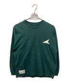 DESCENDANTディセンダント）の古着「CETUS JERSEY LS ロング スリーブ Tシャツ　カットソー　」｜グリーン