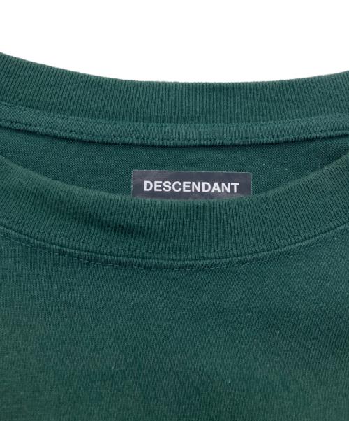 DESCENDANT（ディセンダント）DESCENDANT (ディセンダント) CETUS JERSEY LS ロング スリーブ Tシャツ　カットソー　 グリーン サイズ:1の古着・服飾アイテム