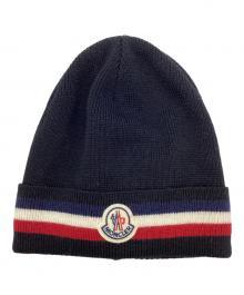 MONCLER（モンクレール）の古着「ニット帽」｜ネイビー