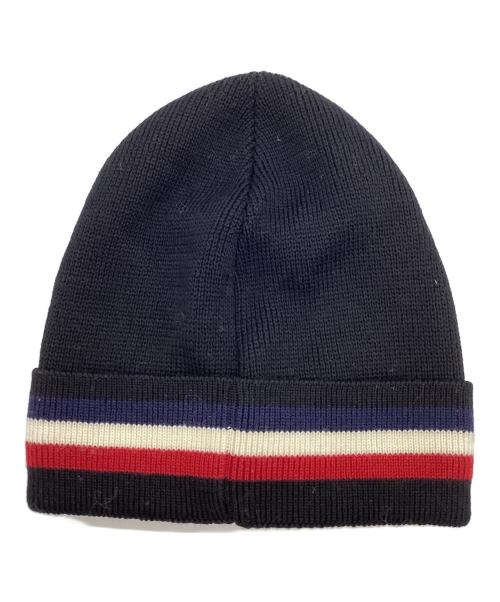 MONCLER（モンクレール）MONCLER (モンクレール) ニット帽 ネイビーの古着・服飾アイテム