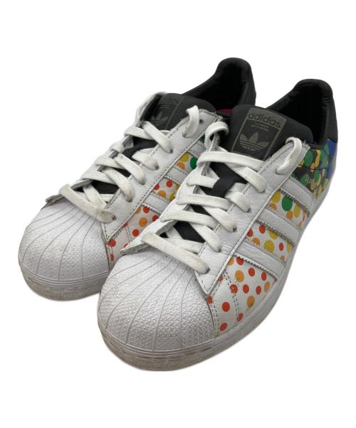 adidas（アディダス）adidas (アディダス) SUPERSTAR PRIDEPACK 　スーパースター プライド パック　ローカットスニーカー ホワイト サイズ:26の古着・服飾アイテム