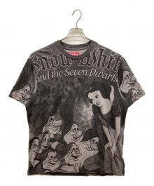 SUPREME×DISNEY（シュプリーム×ディズニー）の古着「24AW Snow White S/S Top Grey　コラボ半袖プリントTシャツ　カットソー」｜ブラック