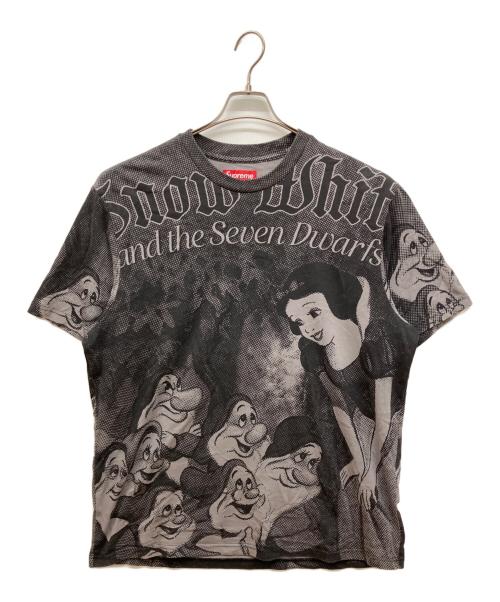 SUPREME（シュプリーム）SUPREME (シュプリーム) DISNEY (ディズニー) 24AW Snow White S/S Top Grey　コラボ半袖プリントTシャツ　カットソー ブラック サイズ:Lの古着・服飾アイテム