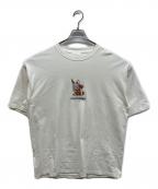 VAULTROOMボルトルーム）の古着「KEYRABBIT THE LAUGHING MAN TEE」｜ホワイト