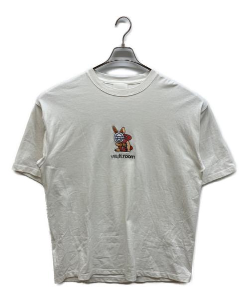 VAULTROOM（ボルトルーム）VAULTROOM (ボルトルーム) KEYRABBIT THE LAUGHING MAN TEE ホワイト サイズ:XLの古着・服飾アイテム
