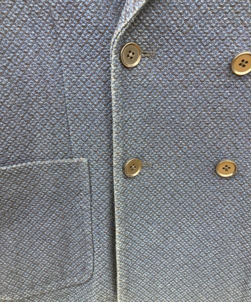 BARNEYS NEWYORK（バーニーズ・ニューヨーク）BARNEYS NEWYORK (バーニーズ・ニューヨーク) コットンツイードダブルブレザー ネイビー サイズ:48の古着・服飾アイテム