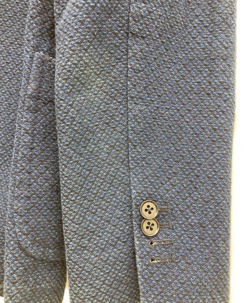 BARNEYS NEWYORK（バーニーズ・ニューヨーク）BARNEYS NEWYORK (バーニーズ・ニューヨーク) コットンツイードダブルブレザー ネイビー サイズ:48の古着・服飾アイテム