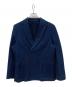 BARNEYS NEWYORK（バーニーズ・ニューヨーク）の古着「コットンツイードダブルブレザー」｜ネイビー