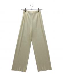 PLEATS PLEASE（プリーツプリーズ）の古着「プリーツパンツ」｜ベージュ