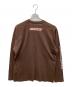 Hysteric Glamour (ヒステリックグラマー) SUPREME (シュプリーム) Mesh Long Sleeve Top　メッシュロングスリーブトップ　長袖カットソー ブラウン サイズ:M：18000円
