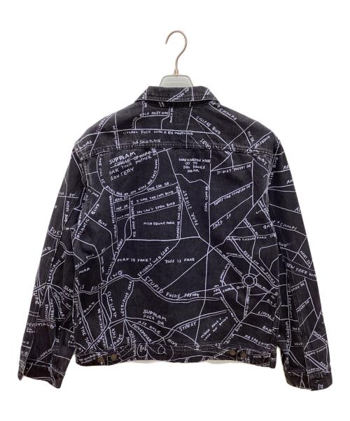 SUPREME（シュプリーム）SUPREME (シュプリーム) gonz map work jacket　ゴンズマップワークジャケット ブラック サイズ:Lの古着・服飾アイテム