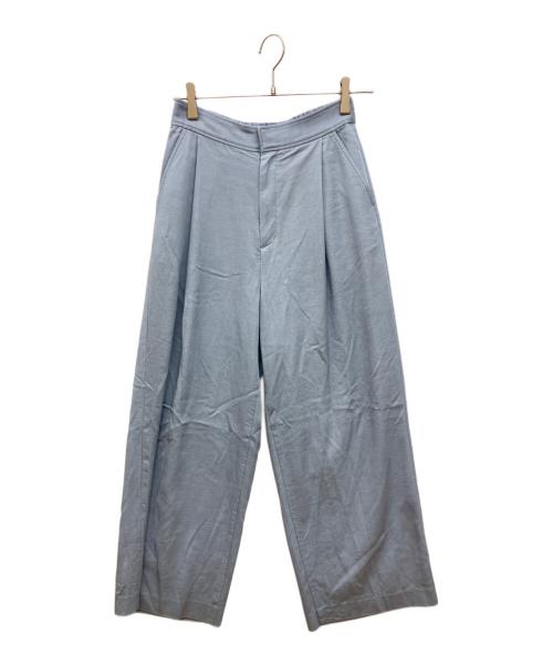 SOEJU（ソージュ）SOEJU (ソージュ) デニムライクタックワイドパンツ スカイブルー サイズ:Mの古着・服飾アイテム