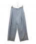 SOEJU（ソージュ）の古着「デニムライクタックワイドパンツ」｜スカイブルー