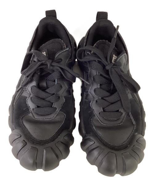 Onitsuka Tiger（オニツカタイガー）Onitsuka Tiger (オニツカタイガー) DENTIGRE LS　デンティグレ エルエス　ローカットスニーカー ブラック サイズ:27cmの古着・服飾アイテム