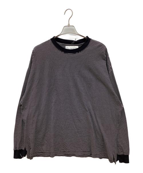wonderland（ワンダーランド）wonderland (ワンダーランド) Wind L/S T-shirts　ロングスリーブカットソー ブラック サイズ:XLの古着・服飾アイテム