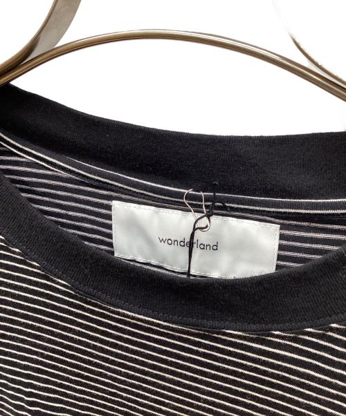 wonderland（ワンダーランド）wonderland (ワンダーランド) Wind L/S T-shirts　ロングスリーブカットソー ブラック サイズ:XLの古着・服飾アイテム
