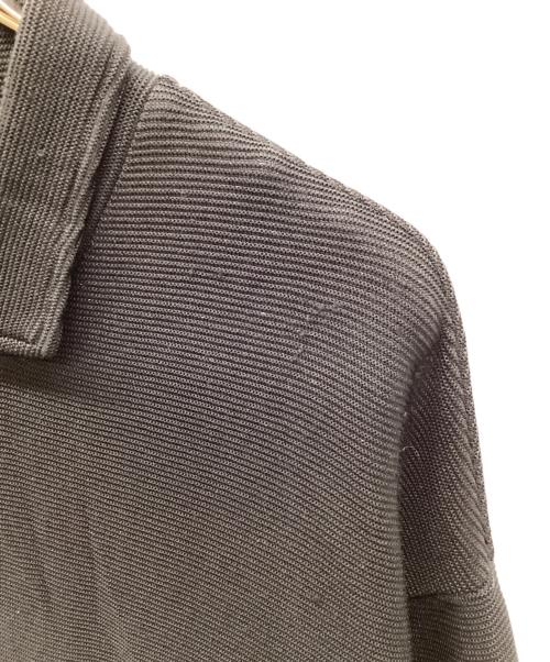 YOKE（ヨーク）YOKE (ヨーク)  KNIT SHIRT JACKET ニットシャツジャケット ブラック サイズ:3の古着・服飾アイテム