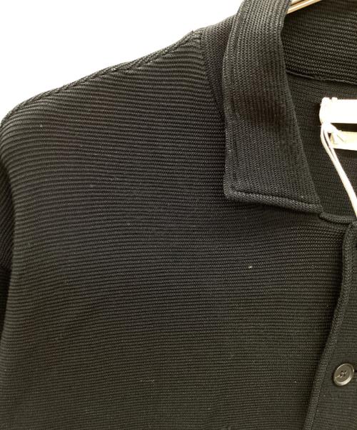 YOKE（ヨーク）YOKE (ヨーク)  KNIT SHIRT JACKET ニットシャツジャケット ブラック サイズ:3の古着・服飾アイテム