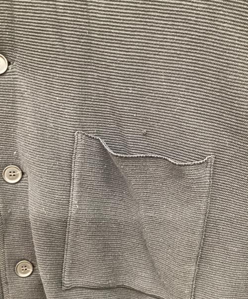 YOKE（ヨーク）YOKE (ヨーク)  KNIT SHIRT JACKET ニットシャツジャケット ブラック サイズ:3の古着・服飾アイテム