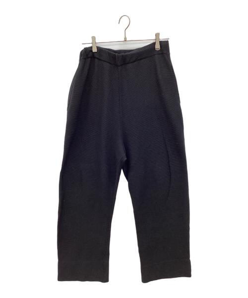 YOKE（ヨーク）YOKE (ヨーク) TAPERED KNIT LOUNGE PANTS テーパードニットラウンジパンツ ブラック サイズ:2の古着・服飾アイテム