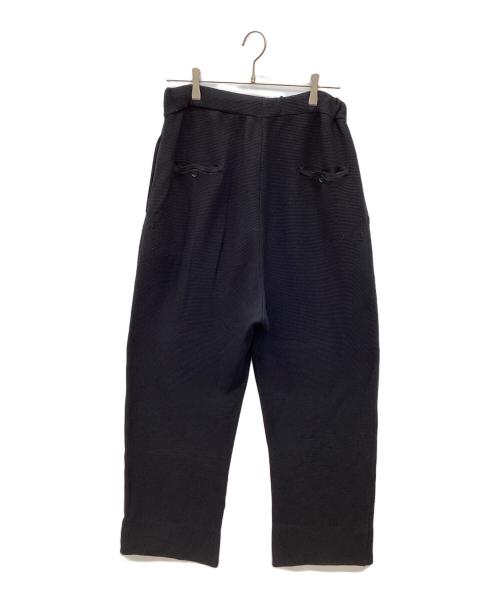 YOKE（ヨーク）YOKE (ヨーク) TAPERED KNIT LOUNGE PANTS テーパードニットラウンジパンツ ブラック サイズ:2の古着・服飾アイテム