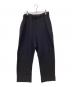 YOKE（ヨーク）の古着「TAPERED KNIT LOUNGE PANTS テーパードニットラウンジパンツ」｜ブラック