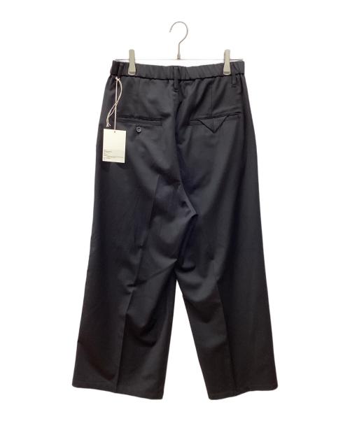 ANCELLM（アンセルム）ANCELLM (アンセルム) WIDE EASY TUCK SLACKS ワイドイージータックスラックス ブラック サイズ:1の古着・服飾アイテム