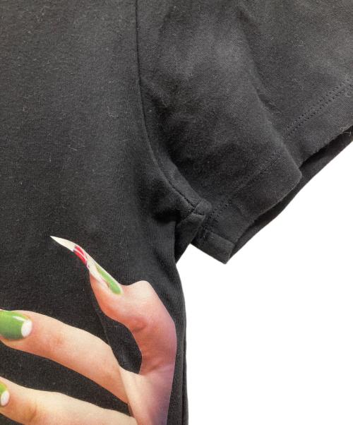 RAF SIMONS（ラフシモンズ）RAF SIMONS (ラフシモンズ) STIRLING RUBY FATHERS Tシャツ　コラボプリントTシャツ ブラック サイズ:Mの古着・服飾アイテム