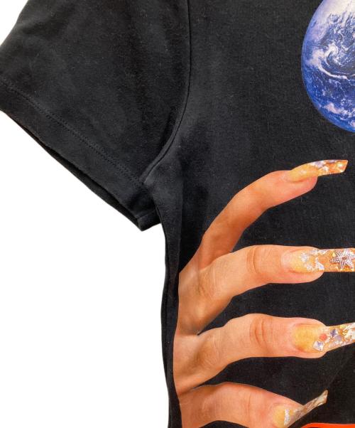 RAF SIMONS（ラフシモンズ）RAF SIMONS (ラフシモンズ) STIRLING RUBY FATHERS Tシャツ　コラボプリントTシャツ ブラック サイズ:Mの古着・服飾アイテム
