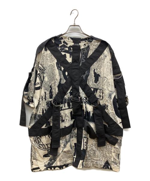 KTZ（ケーティーゼット）KTZ (ケーティーゼット) 総柄セットアップ ベージュ サイズ:Mの古着・服飾アイテム