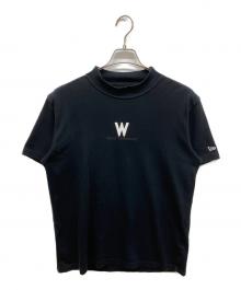 WILDSIDE×New Era（ワイルドサイド×ニューエラ）の古着「Middle-necked Short Sleeve T-shirt」｜ブラック