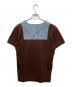 FACETASM (ファセッタズム) ポケットTシャツ インディゴ×ブラウン サイズ:5：4000円