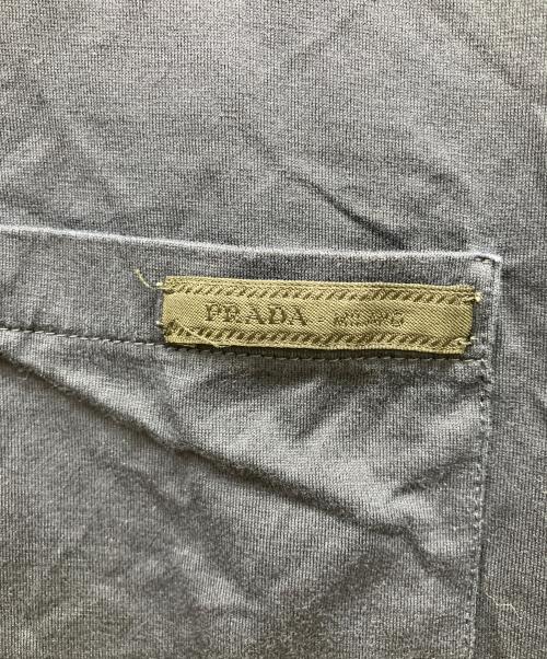 PRADA（プラダ）PRADA (プラダ) ポロシャツ ネイビー サイズ:Lの古着・服飾アイテム