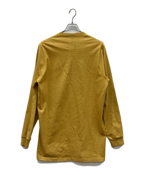 RICK OWENS（リックオウエンス）RICK OWENS (リックオウエンス) ロングスリーブカットソー イエロー サイズ:Mの古着・服飾アイテム