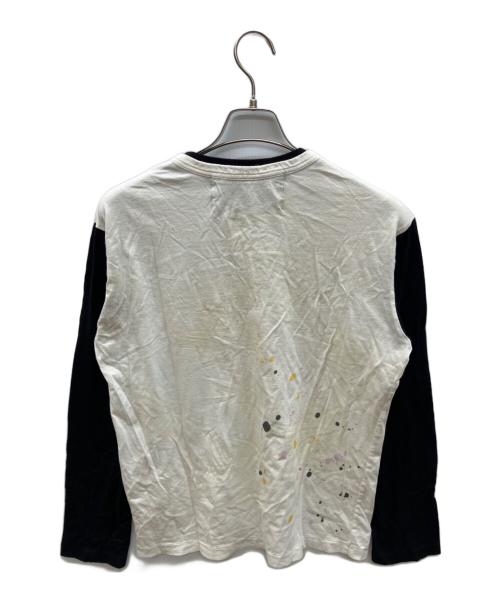 Yohji Yamamoto pour homme（ヨウジヤマモト プールオム）Yohji Yamamoto pour homme (ヨウジヤマモト プールオム) 敗残兵期 復刻プリントカットソー ホワイト サイズ:3の古着・服飾アイテム
