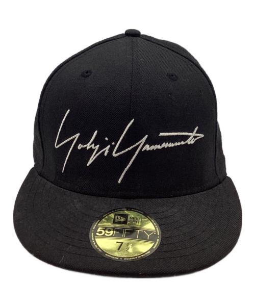 YOHJI YAMAMOTO（ヨウジヤマモト）YOHJI YAMAMOTO (ヨウジヤマモト) New Era (ニューエラ) キャップ ブラック サイズ:7　1/2の古着・服飾アイテム