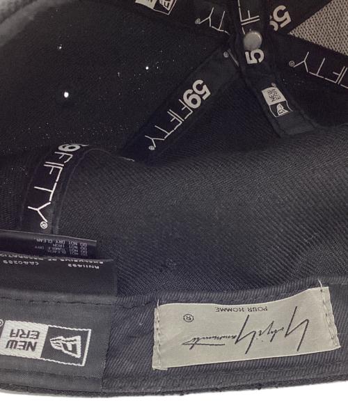 YOHJI YAMAMOTO（ヨウジヤマモト）YOHJI YAMAMOTO (ヨウジヤマモト) New Era (ニューエラ) キャップ ブラック サイズ:7　1/2の古着・服飾アイテム
