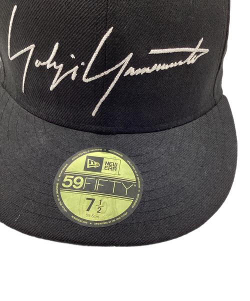 YOHJI YAMAMOTO（ヨウジヤマモト）YOHJI YAMAMOTO (ヨウジヤマモト) New Era (ニューエラ) キャップ ブラック サイズ:7　1/2の古着・服飾アイテム
