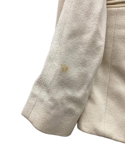 Maison Margiela（メゾンマルジェラ）Maison Margiela (メゾンマルジェラ) ネップ加工テーラードジャケット ベージュ サイズ:48の古着・服飾アイテム