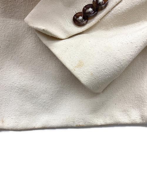 Maison Margiela（メゾンマルジェラ）Maison Margiela (メゾンマルジェラ) ネップ加工テーラードジャケット ベージュ サイズ:48の古着・服飾アイテム