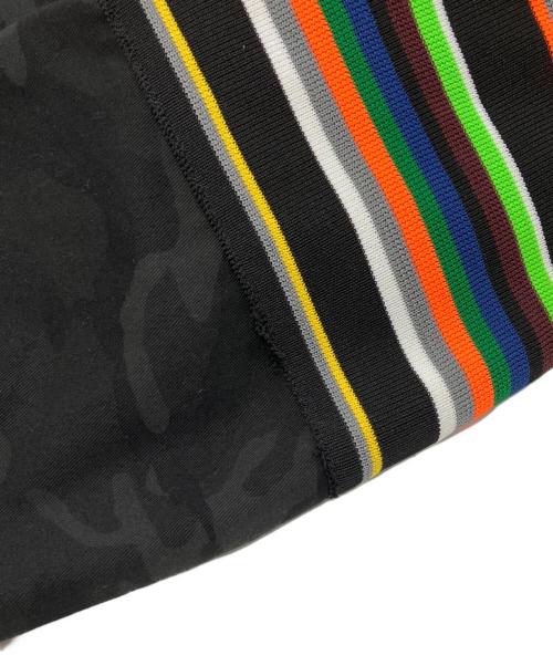 RAF SIMONS（ラフシモンズ）RAF SIMONS (ラフシモンズ) STERLING RUBY STRIPE JACKET テーラードジャケット ブラック サイズ:46の古着・服飾アイテム