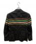 RAF SIMONS (ラフシモンズ) STERLING RUBY STRIPE JACKET テーラードジャケット ブラック サイズ:46：38000円