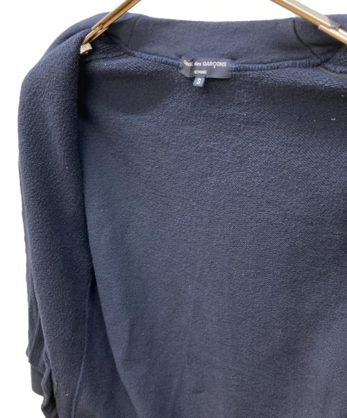 COMME des GARCONS HOMME（コムデギャルソン オム）COMME des GARCONS HOMME (コムデギャルソン オム) スウェットカーディガン ネイビー サイズ:Ｓの古着・服飾アイテム