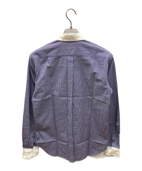 COMME des GARCONS HOMME（コムデギャルソン オム）COMME des GARCONS HOMME (コムデギャルソン オム) 丸襟シャツ ブルー サイズ:Mの古着・服飾アイテム