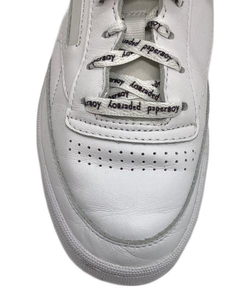 REEBOK（リーボック）REEBOK (リーボック) Paperboy x BEAMS Club C 85　ペーパーボーイ × ビームス クラブ シー ハチゴ ホワイト サイズ:26の古着・服飾アイテム